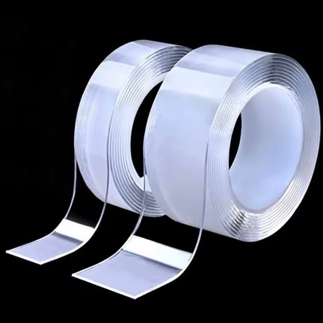 Double sided reusable tape